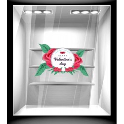 Αυτοκόλλητο βιτρίνας - Αγίος Βαλεντίνος 64